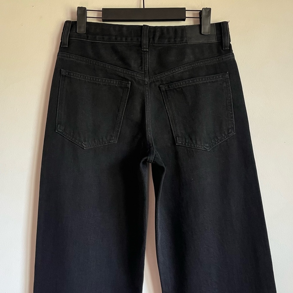 Madewell Black low-slung baggy jeans, size 26/27 - Picture 8 of 15